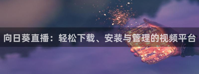 足球直播24直播：向日葵直播：轻松下载、安装与管理的视频平台